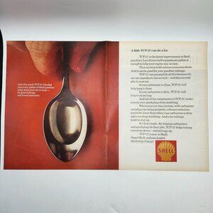 Vintage 1970s Shell TCP2 Gasoline Additive LIFE Magazine Print Ad